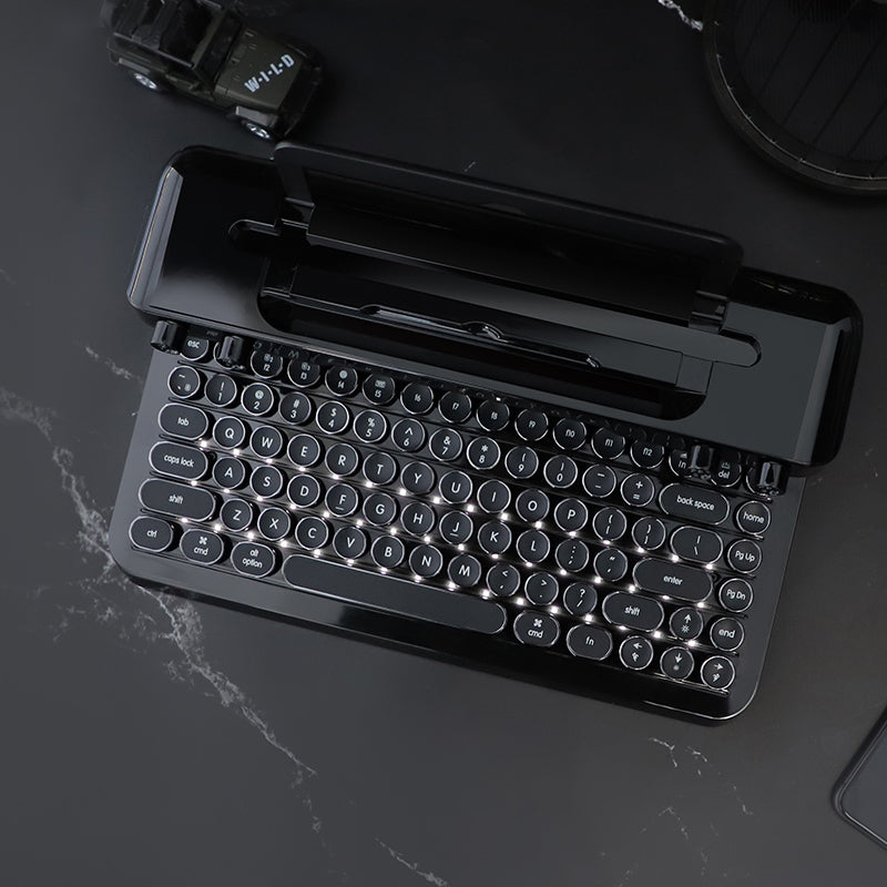 Rocksete-World's First Mechanical Keyboard With HIFI Speakers (Black)
