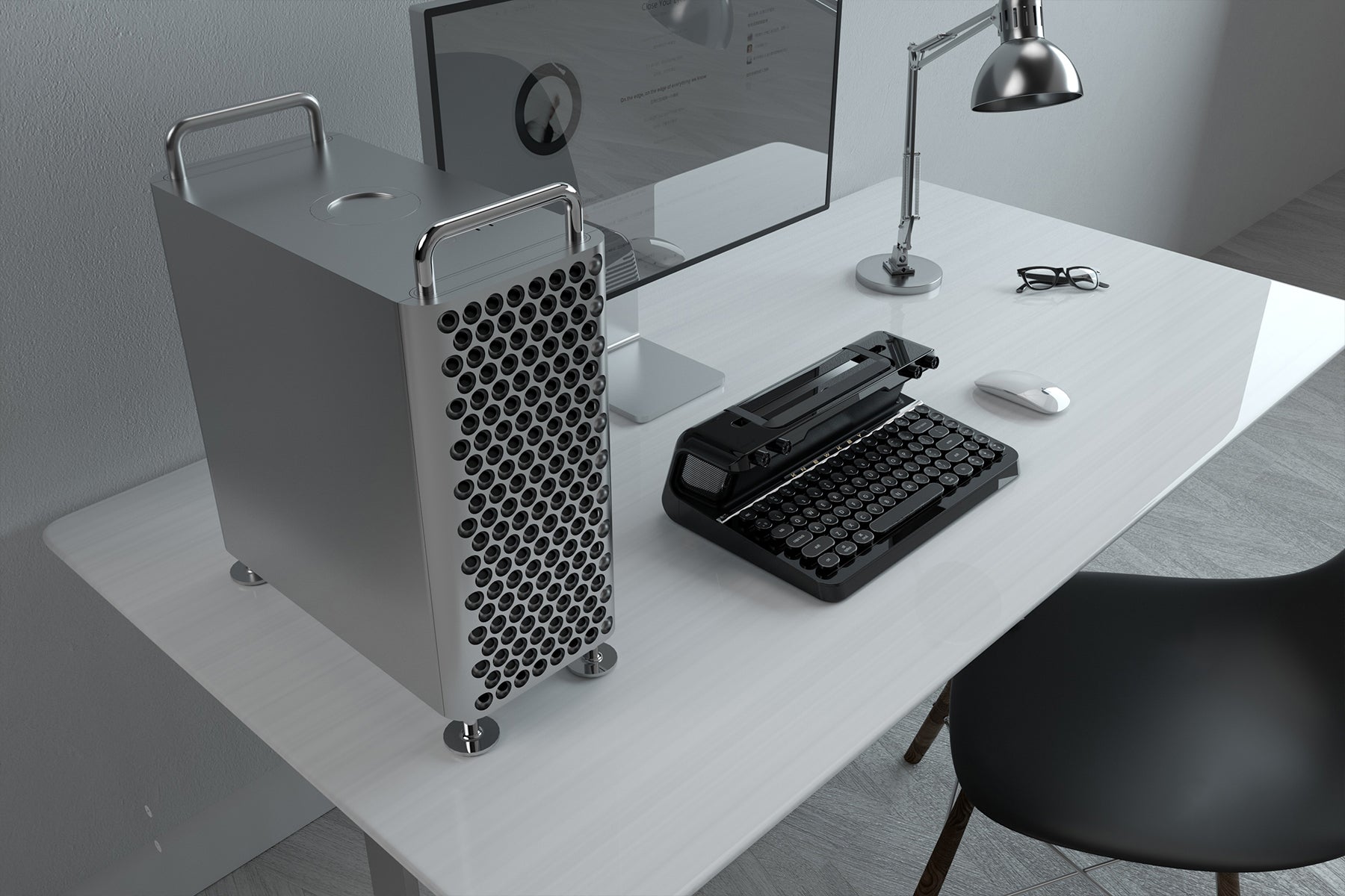 Rocksete-World's First Mechanical Keyboard With HIFI Speakers (Black)