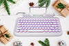 Rymek Mechanical Keyboard With Limited Keycaps (Crystal Snow)