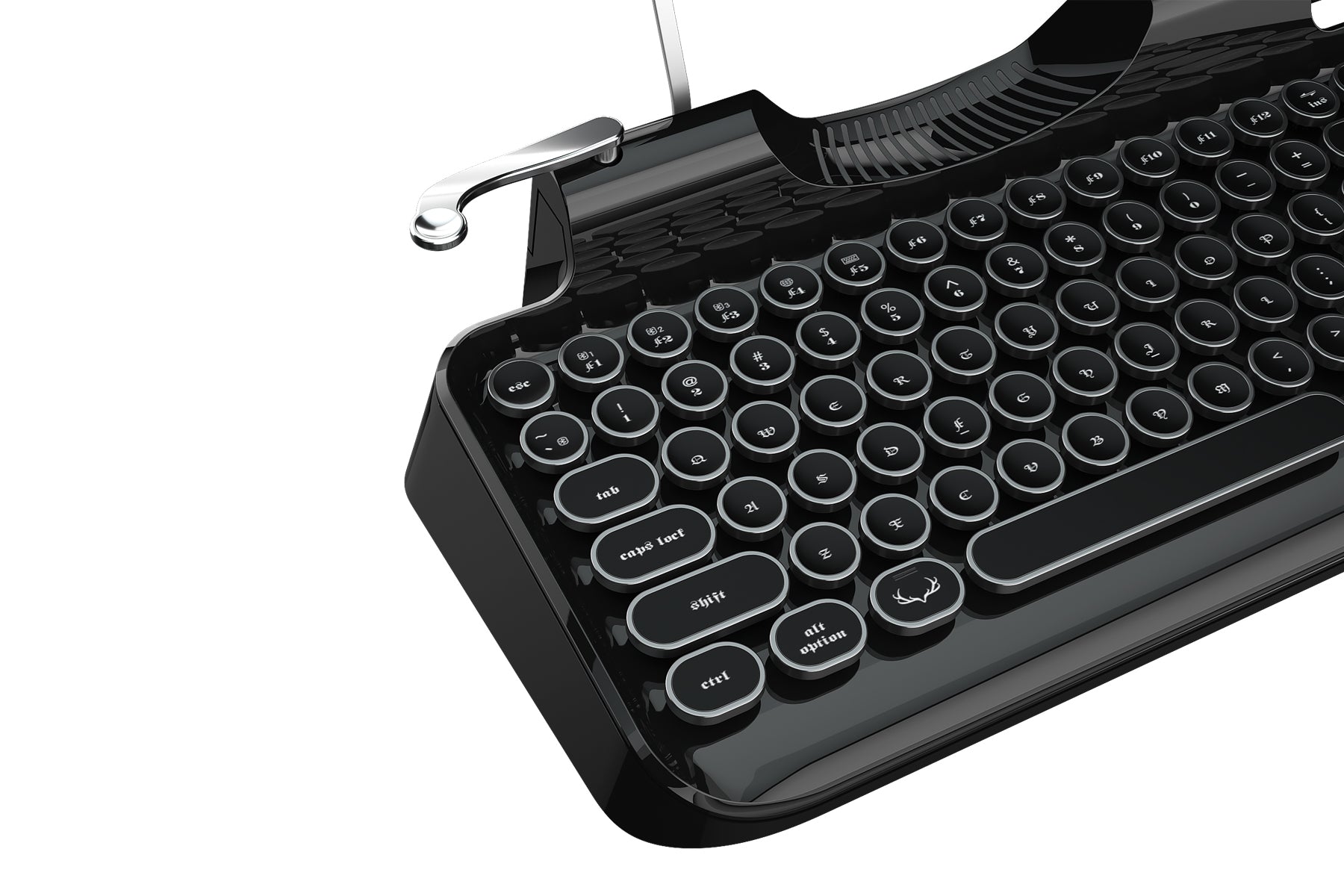 Rymek Retro mechanical keyboard (All Black)